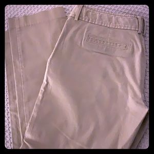 Banana Republic cropped khaki pants